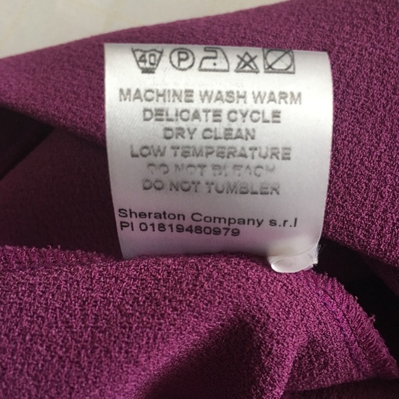 Adele Fado Queen Purple Pencil Skirt Sz 4 - Picture 7 of 7